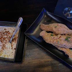 Francois - Corn & crab soup and catfish