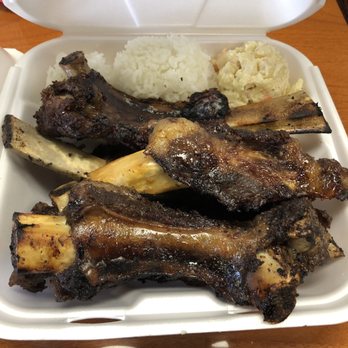 Matiki Island BBQ - Generous serving of tender BBQ Beef Ribs!!! - Hawaiian Near Me - Anaheim, California