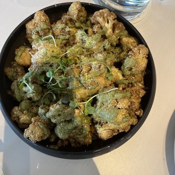 Solstice - Roasted Cauliflower with Walnut Tahini Vinaigrette - New American Near Me - Irvine, California Solstice - Roasted Cauliflower with Walnut Tahini Vinaigrette - New American Near Me - Irvine, California