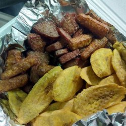 Don Chimi - Fried Chicken and Fried Green Plantains and Queso Frito