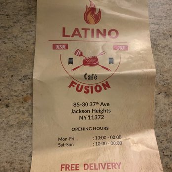 Latin Fusion - Menu cover - Restaurants Near Me - Jackson Heights, New York Latin Fusion - Menu cover - Restaurants Near Me - Jackson Heights, New York