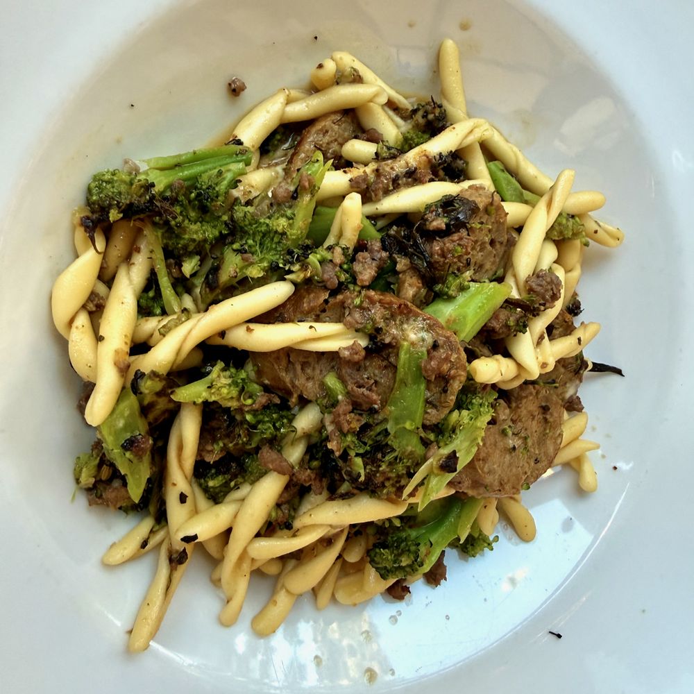 Garginelli with Sausage & Broccoli Garginelli with Sausage & Broccoli