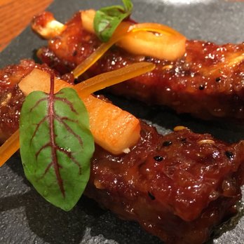 Indian Accent - The chefs signature ribs. Perfect blend of spicy sweet that still bites for a minute after. - Indian Near Me - New York, New York Indian Accent - The chefs signature ribs. Perfect blend of spicy sweet that still bites for a minute after. - Indian Near Me - New York, New York