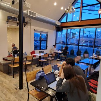 Kudo Society Cafe - Larger sitting area, for Kudo's eat-in customers. - Coffee & Tea Near Me - Teaneck, New Jersey