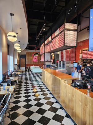 Dough Counter Pizza by null