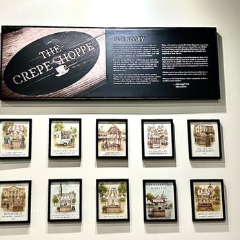 The Crepe Shoppe - Wall art. - Creperies Near Me - Gaithersburg, Maryland The Crepe Shoppe - Wall art. - Creperies Near Me - Gaithersburg, Maryland