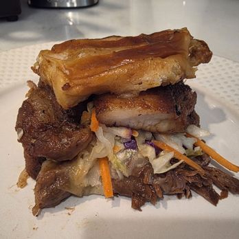 Lana's Catering - Cuban Sliders sandwiches were the star of the show. Fresh pretzel style Hawaiian rolls with high quality pulled pork and pork belly. - Caterers Near Me Lana's Catering - Cuban Sliders sandwiches were the star of the show. Fresh pretzel style Hawaiian rolls with high quality pulled pork and pork belly. - Caterers Near Me