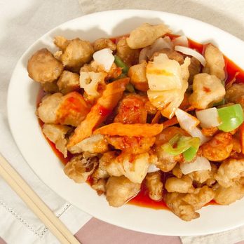 Great Wall Restaurant - Sweet and Sour Chicken - Chinese Near Me - Lancaster, California