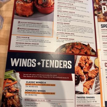 Old Chicago Pizza + Taproom - Appetizers menu - Pizza Near Me - Chandler, Arizona