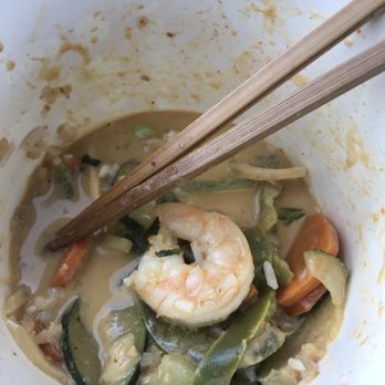 Thai Chili 2go - Red Curry** plus fat shrimp - Thai Near Me - Gilbert, Arizona