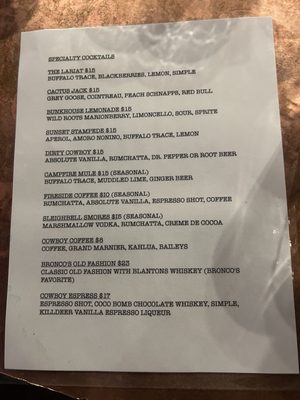 Menu photo 2 Bronco Kelly's Newberg, OR
