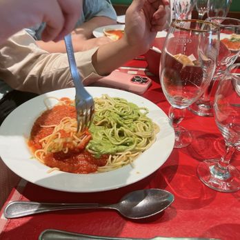 Broccolino - Broccolino (half pesto, half bolognese) - Italian Near Me - Buenos Aires, C