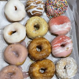 The amazing donuts! Six would have never been enough, I know a dozen may seem like too much, it is not.