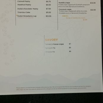 Almoka Coffee House - Menu 2/2 April 2025 - Coffee & Tea Near Me - Rockford, Illinois
