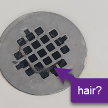 NSync Solutions - upstair master shower drain not cleaned - Office Cleaning Near Me NSync Solutions - upstair master shower drain not cleaned - Office Cleaning Near Me