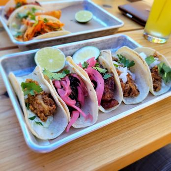 bartaco Seaport - Oyster Taco, Glazed pork belly and roasted duck - Tacos Near Me - Boston, Massachusetts bartaco Seaport - Oyster Taco, Glazed pork belly and roasted duck - Tacos Near Me - Boston, Massachusetts