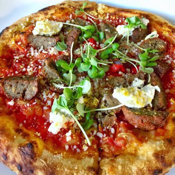 Crossroads Kitchen - Vegan Spicy Meatball Pizza @joesveganfoodgram - Vegan Near Me - Los Angeles, California