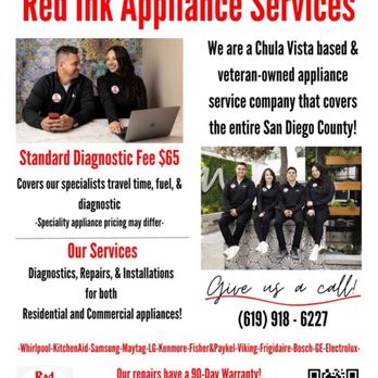 Red Ink Appliance Services - Red Ink Appliances Services - Appliances & Repair Near Me - San Diego, California Red Ink Appliance Services - Red Ink Appliances Services - Appliances & Repair Near Me - San Diego, California