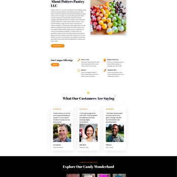 eDesignerz - Custom WordPress site for Potter's Pantry LLC showcasing products, clean layout, modern design, and SEO-optimized content. - Web Design Near Me - Jefferson, Oregon eDesignerz - Custom WordPress site for Potter's Pantry LLC showcasing products, clean layout, modern design, and SEO-optimized content. - Web Design Near Me - Jefferson, Oregon