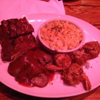 Clinkerdagger - BBQ ribs, beef brisket and coconut prawns. Loved the dish and would come back. Mac and cheese was great too - Seafood Near Me - Spokane, Washington