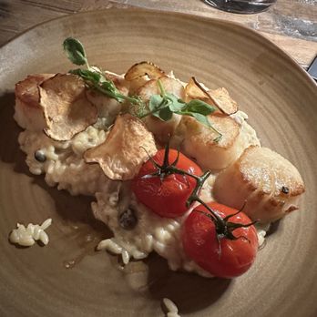 618 - Scallops with risotto - New American Near Me - Freehold Borough, New Jersey 618 - Scallops with risotto - New American Near Me - Freehold Borough, New Jersey