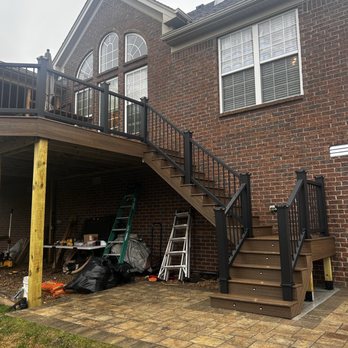 Herron Home Services - Composite deck and railing in Brentwood - Handyman Near Me - Franklin, Tennessee Herron Home Services - Composite deck and railing in Brentwood - Handyman Near Me - Franklin, Tennessee