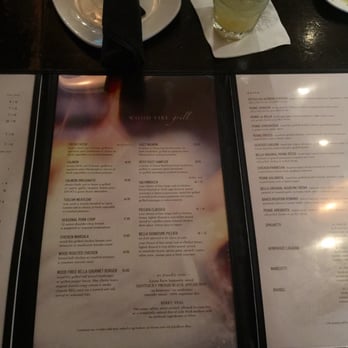 Bella Notte - Menu interior. - Italian Near Me - Lexington, Kentucky