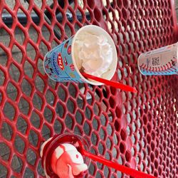 Grasshopper Pie Blizzard and Raspberry Sundae