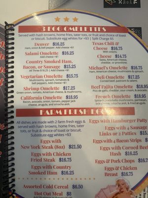 Menu photo 1 Michael's Cafe Cathedral City, CA