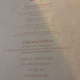 Menu Menu