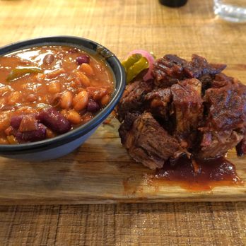 Mendel’s KC BBQ - Burnt ends with side of baked beans - Barbeque Near Me - Shaker Heights, Ohio Mendel’s KC BBQ - Burnt ends with side of baked beans - Barbeque Near Me - Shaker Heights, Ohio