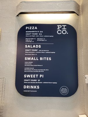 Menu photo 2 Pi Co Toronto, ON Menu photo 2 Pi Co Toronto, ON