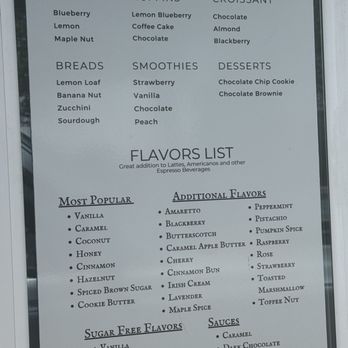 Nova Coffee - Menu - Coffee & Tea Near Me - Arroyo Grande, California