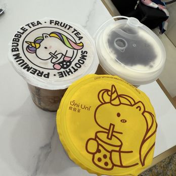 Uni Uni Bubble Tea - Ordered coconut latte & Vietnamese coffee with coffee jelly, ancient brown sugar milk tea with tapioca and Oreo cheese foam! - Bubble Tea Near Me - Suwanee, Georgia Uni Uni Bubble Tea - Ordered coconut latte & Vietnamese coffee with coffee jelly, ancient brown sugar milk tea with tapioca and Oreo cheese foam! - Bubble Tea Near Me - Suwanee, Georgia