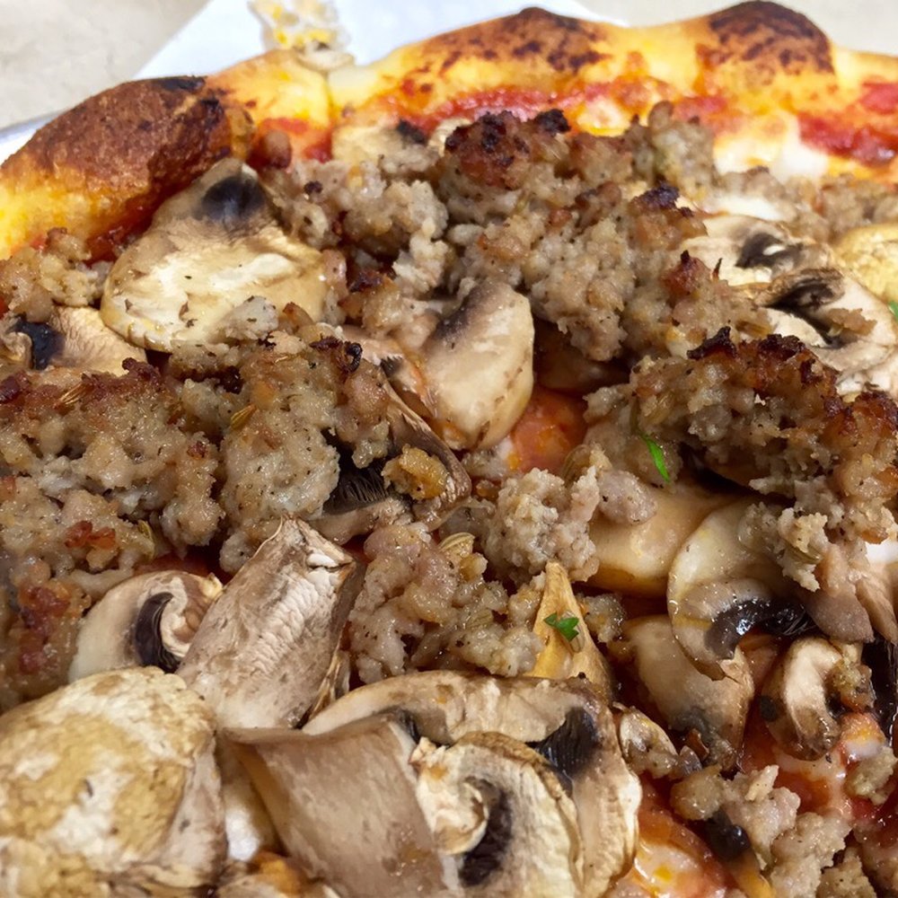 NYC Pizzeria - NYC Pizza with Pepperoni, Italian Sausage, and Mushrooms - N.Y.C. Pizzeria - Pizza Near Me - Vancouver, Washington
