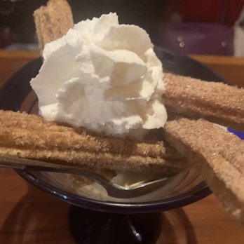 Mi Casa Restaurant - Churros with ice cream - Mexican Near Me - Mount Pocono, Pennsylvania