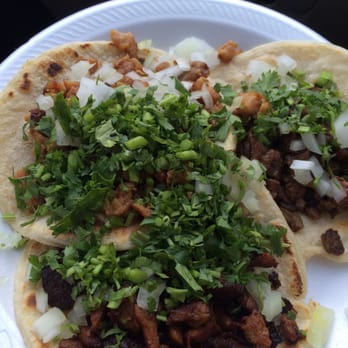 Rico's Tacos - Chicken, Asada, Pastor (clockwise) - Street Vendors Near Me - Los Angeles, California
