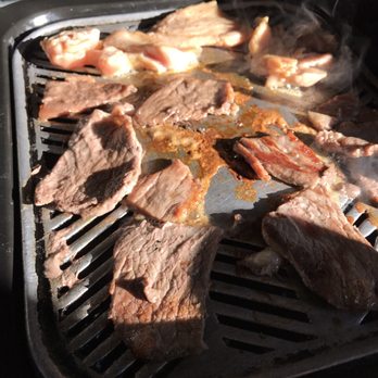 Jong Ga House - Old grill. Very long to cook the meat - Korean Near Me - Oakland, California
