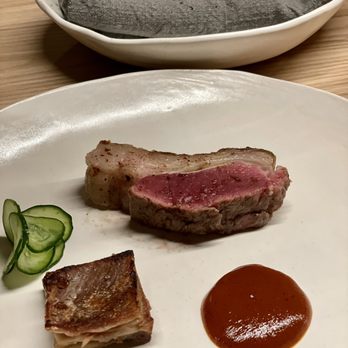 Tomo - Lamb and lamb belly with arepas - New American Near Me - Seattle, Washington Tomo - Lamb and lamb belly with arepas - New American Near Me - Seattle, Washington