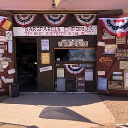 Exterior outside entrance of Tombstone Sarsparilla - Store front - Tombstone, Arizona Exterior outside entrance of Tombstone Sarsparilla - Store front - Tombstone, Arizona