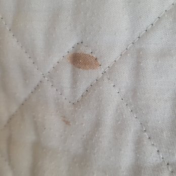 The Anchor Inn - Stain on old bedspread - New American Near Me - Whittier, Alaska The Anchor Inn - Stain on old bedspread - New American Near Me - Whittier, Alaska