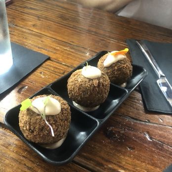 Maïs Arepas - Chefs special - fish croquettes - Colombian Near Me - New Orleans, Louisiana Maïs Arepas - Chefs special - fish croquettes - Colombian Near Me - New Orleans, Louisiana