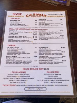 Menu photo 2 Casimir French Bistro Boca Raton, FL Menu photo 2 Casimir French Bistro Boca Raton, FL