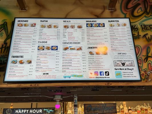 Menu photo 1 Chuy’s Baja Grill Bakersfield, CA Menu photo 1 Chuy’s Baja Grill Bakersfield, CA