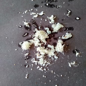 Jamba - I strained the remainder of the drink and this is what i found inside. - Juice Bars & Smoothies Near Me - Roseville, California
