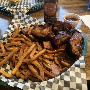 Steamboat BBQ - Rib tips with Cajun fries or sweet potato fries! - Barbeque Near Me - Wheaton, Illinois Steamboat BBQ - Rib tips with Cajun fries or sweet potato fries! - Barbeque Near Me - Wheaton, Illinois