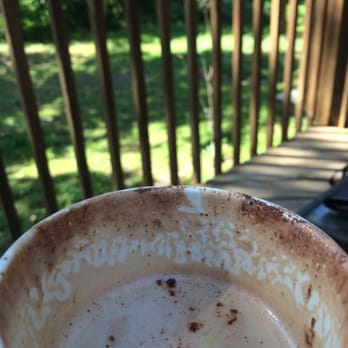 Pemberton Coffeehouse - Mocha latte on the deck. So lovely and delicious! - Coffee & Tea Near Me - Salisbury, Maryland Pemberton Coffeehouse - Mocha latte on the deck. So lovely and delicious! - Coffee & Tea Near Me - Salisbury, Maryland
