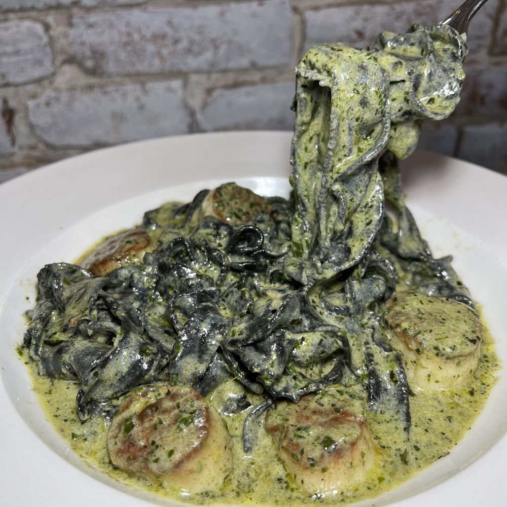 Monica's Trattoria - Capesante alla pesto - Italian Near Me - Boston, Massachusetts