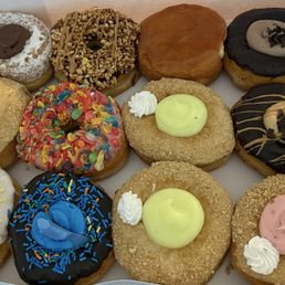 Assorted speciality donuts Assorted speciality donuts