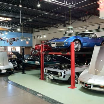 D & M Corvette Specialists - Inside Corvette Showroom, view right. - Auto Repair Near Me - Downers Grove, Illinois D & M Corvette Specialists - Inside Corvette Showroom, view right. - Auto Repair Near Me - Downers Grove, Illinois